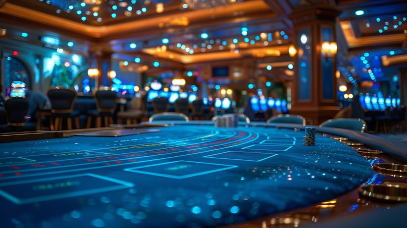 Multi-camera live dealer studio view on taruhanbola slot live casino